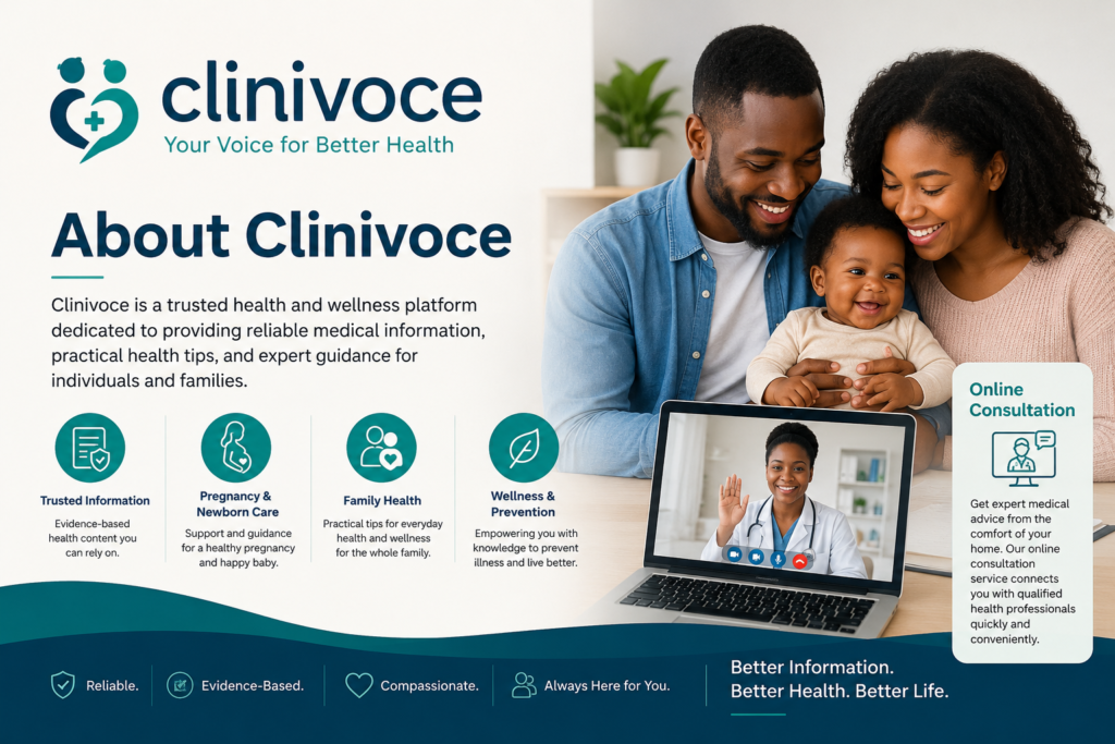 Clinivoce health and wellness platform offering online consultation and family healthcare services